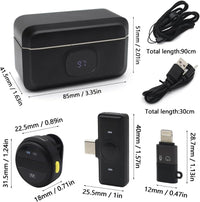 SX21 - Microphone Cravate sans Fil pour Téléphone Android & iPhone