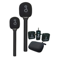 CandC Wireless Dual - Microphone double pour interview avec 2 émetteurs et 1 récepteur