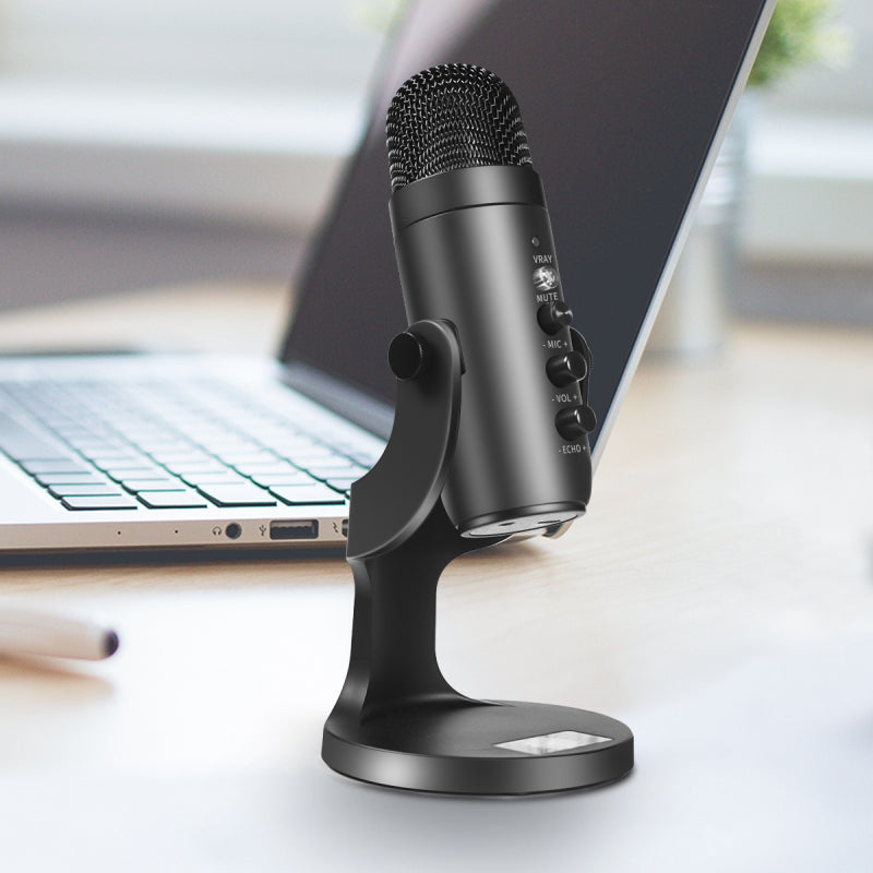 MC-PW8 - Microphone à Condensateur USB  pour Téléphone & Ordinateur